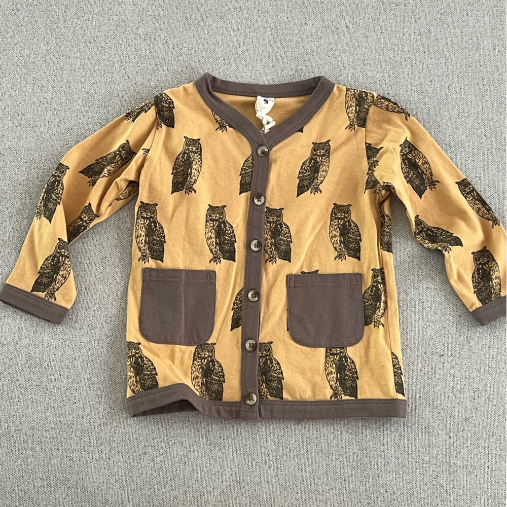 NWT 2T Kate Quinn owl cardigan